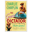 The Great Dictator Charlie Chaplin movie poster.