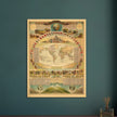 Bacon Chart of Useful Knowledge antique print reproduction.