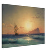 Ivan Aivazovsky  painting Sunset over Ischia