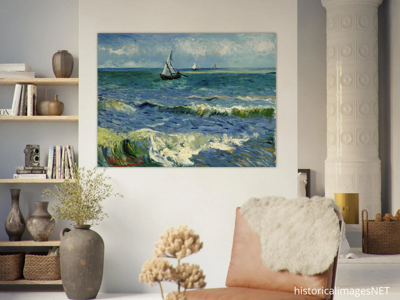 Seascape near Les Saintes Maries de la Mer by Vincent Van Gogh