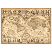 World map. Nouvelle et Exacte Description du Globe Terrestre Reveue Corrigee et Augmentee ... by Guillaume Blaeu