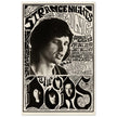 The Doors vintage concert poster. Performance in Los Angeles at the Shrine Exposition Hall 1967.