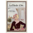 La Mode Chic old vintage fashion magazine cover from the 30s.