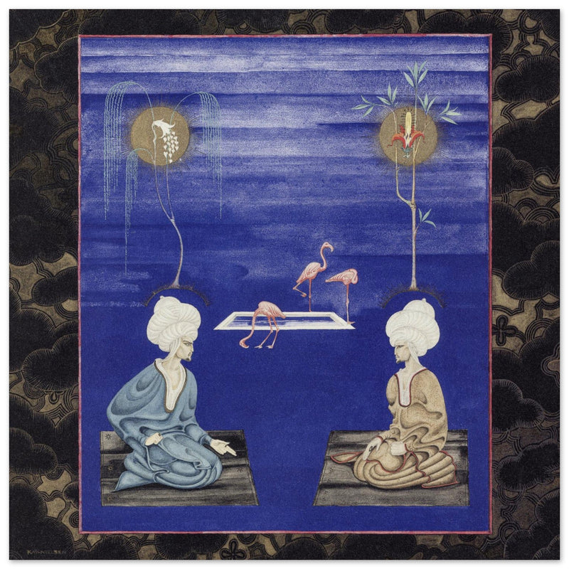 Kay Nielsen Arabian Nights illustration . The tale of Nur Al Din Ali and his son