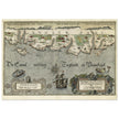 Map of the South Coast between the Isle of Wight and Dover United Kingdom by Lucas Jansz
