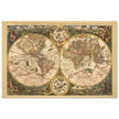 1596 World map by Arnold and Hendrik Van Langren. Orbis Terrae Compendiosa map fine art map is a marvel of historic cartography