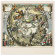 Southern celestial hemisphere with star constellations by Andreas Cellarius.