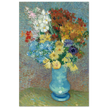 Flowers in a blue vase Vincent Van Gogh