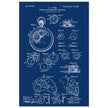 Winding Mechanism for Time Pieces, vintage clock patent .