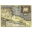 Ancient map of North Africa. Africae Propriae Tabula by Abraham Ortelius