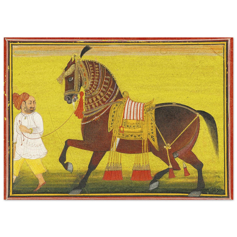 A Horse and a Groom attributed to Bagta Devgarh