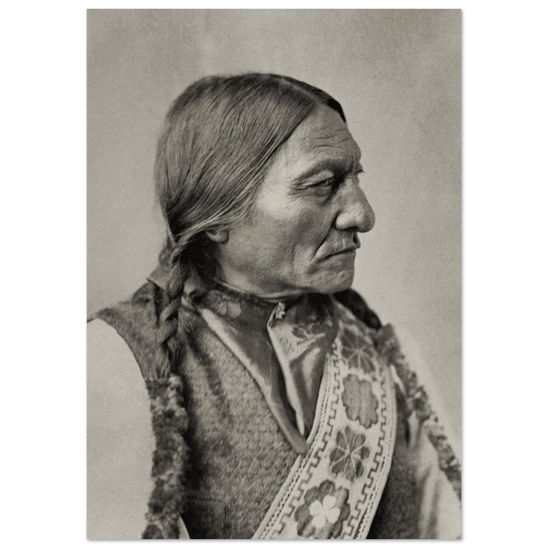 Sitting Bull native american indian leader.