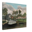 Henri Rousseau The Great Laundry Boat at Charenton Bridge painting