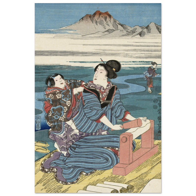 The Toi Tama River in Settsu Province by Utagawa Kuniyoshi,