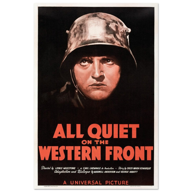 All Quiet on the Western Front movie poster.