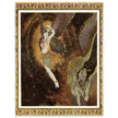 Edmund Dulac and one of his illustration for Princess Badura fairy tale.