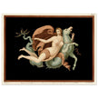 A Nereid sea nymph riding on a sea monster  hippocampus by Victor Steeger