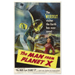 The Man from Planet X movie poster. Vintage film .