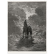 Don Quixote riding with Sancho Panza illustration by Gustave Dore.