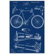 Vintage bicycle patent 1899 by M. C Johnson.