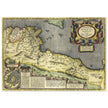 Ancient map of North Africa. Africae Propriae Tabula by Abraham Ortelius