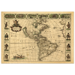 Ancient map of America. Nova Totius Americae Descriptio by Frederik de Wit