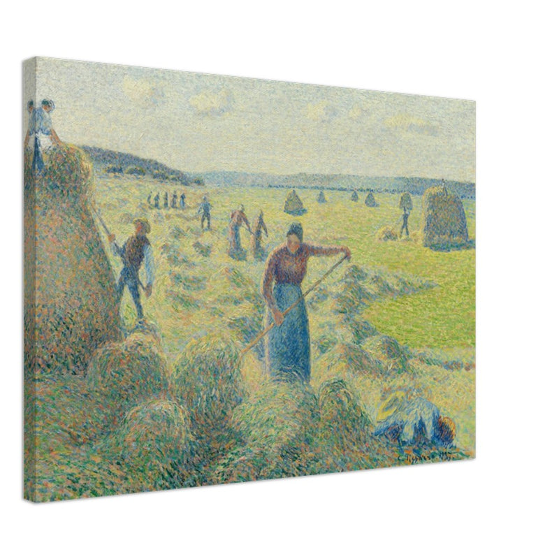 La Recolte des Foins  Eragny. The haymaking Eragny by Camille Pissarro 1887.