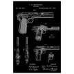 Firearm patent by John Moses Browning 1897 .