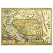 Ancient map of China by Abraham Ortelius XVI Century.