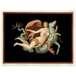 A Nereid sea nymph riding on a sea monster  hippocampus by Victor Steeger