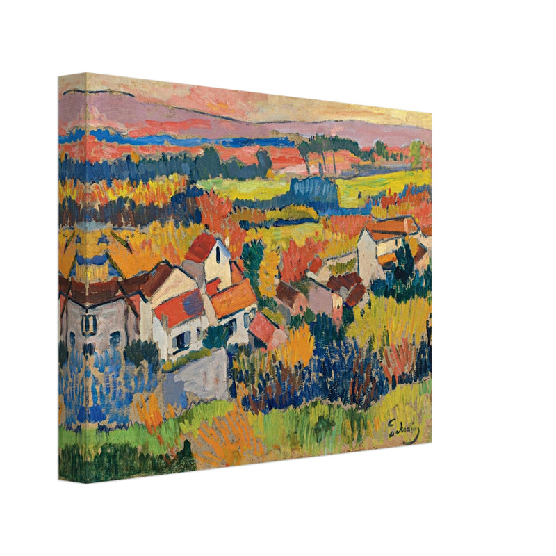 Andre Derain Painting Landscape in the surroundings of Chatou (Paysage aux environs de Chatou)