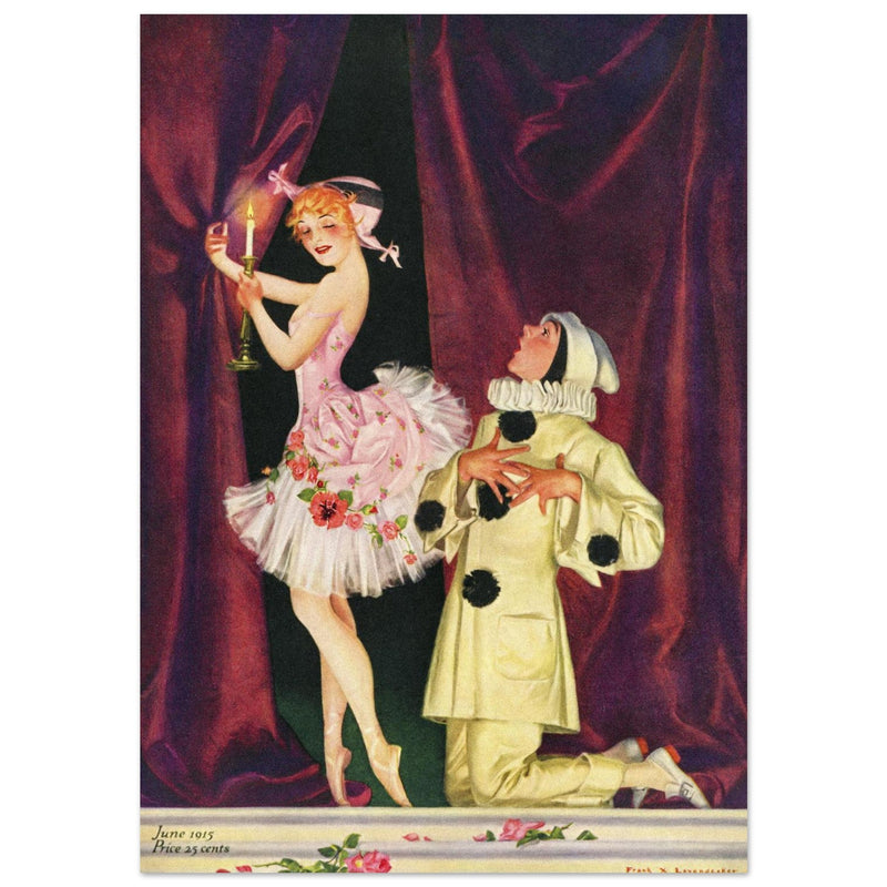 Frank Xavier Leyendecker vintage illustration for famous magazine cover.