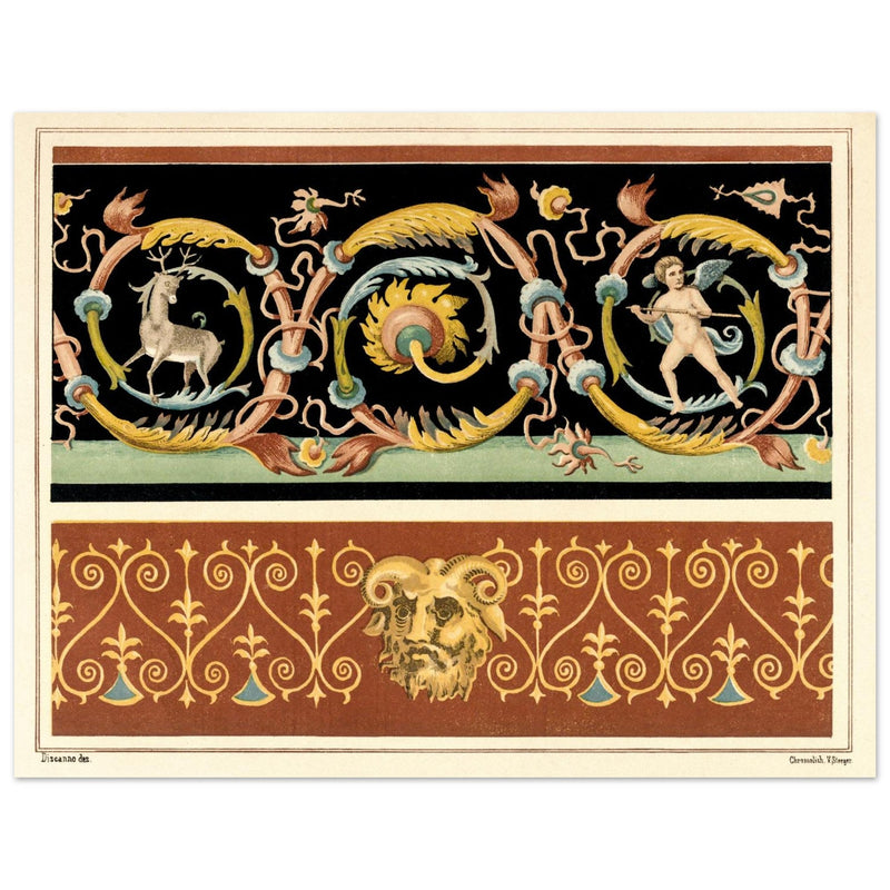 Roman wall paintings in Pompeii by Victor Steeger .