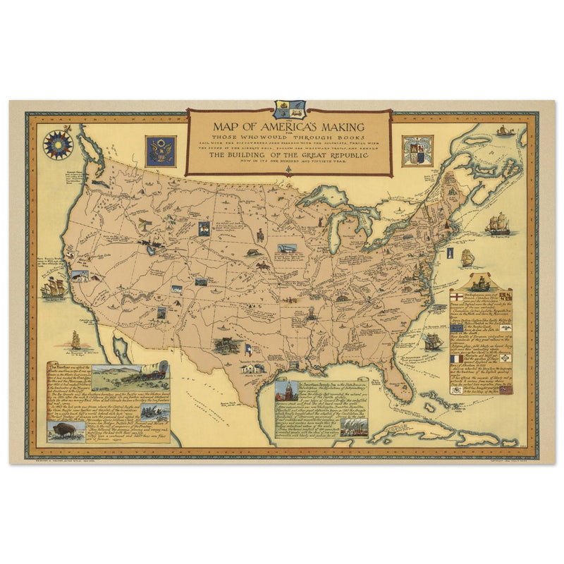 The Map of America’s Making by Paul Mayo Paine.