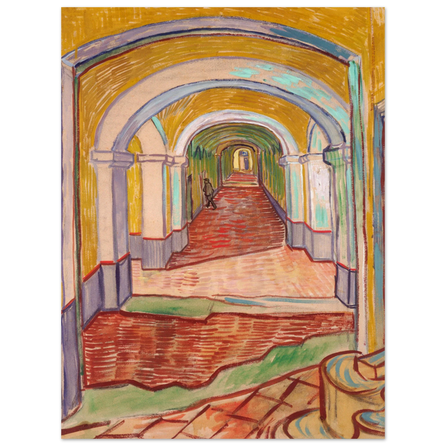 Corridor in the Asylum Vincent Van Gogh