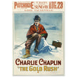 Charlie Chaplin The Gold Rush movie poster.