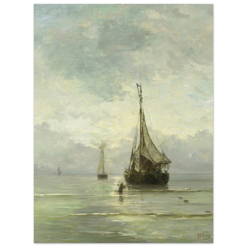 Calm see ( Kalme zee)  by Hendrik Willem Mesda.
