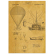 Airship patent illustration by T S C Lowe. Air Balloon