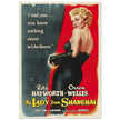 The Lady from Shangai movie poster. Rita Hayworth and Orson Welles.