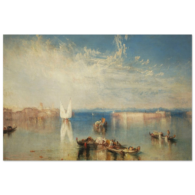 The Campo Santo Venice Italy antique painting by Joseph Mallord William Turner.