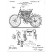 Motorcycle old patent 686284 by Gottschalk