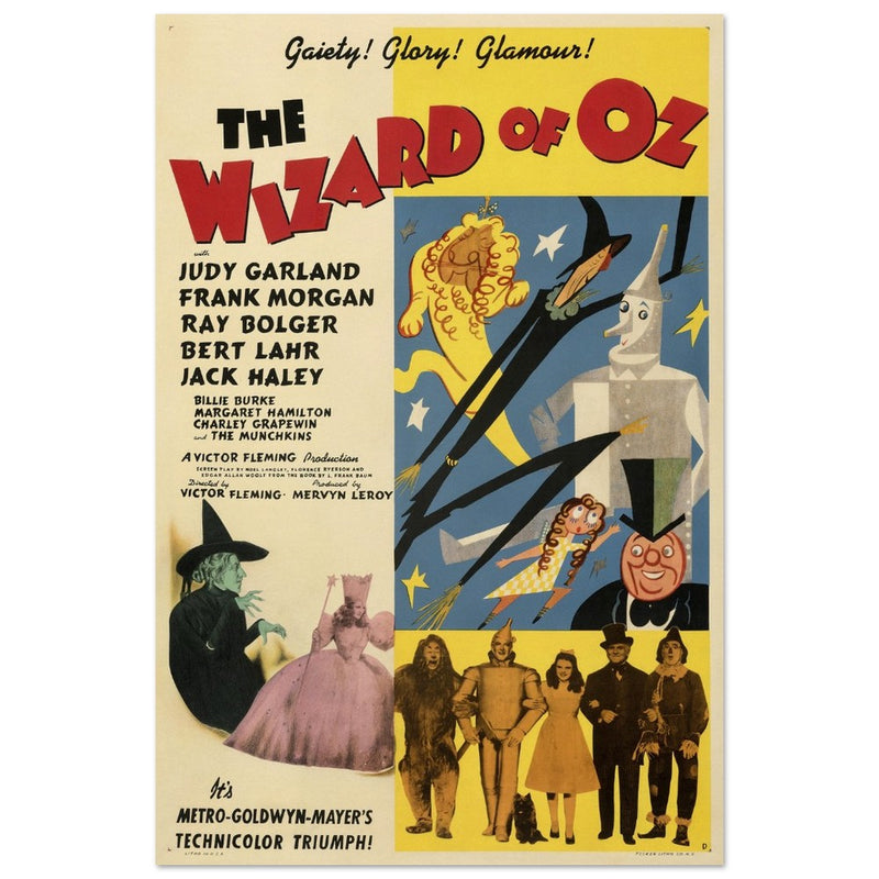 The Wizard of Oz movie poster.