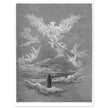 Wall Paradise. Gustave Dore illustration for the Divine Comedy by Dante Alighieri.