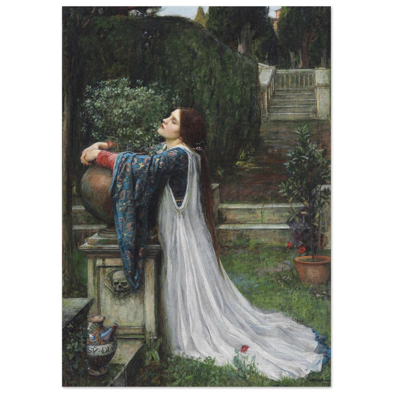 John William Waterhouse painting Isabella and the Pot of Basil