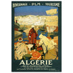Vintage travel print of Algeria. Poster Art by Léon Cauvy.