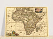Africa ancient map print by Nicolaes Visscher