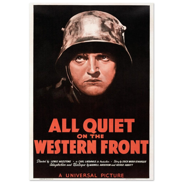 All Quiet on the Western Front movie poster.