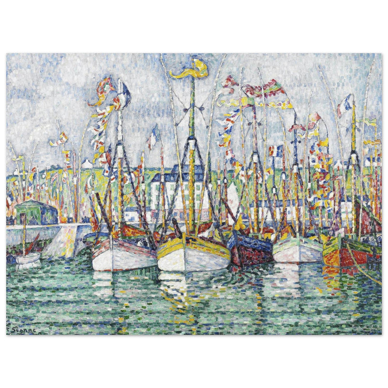 Paul Signac Blessing of the Tuna Fleet at Groix painting