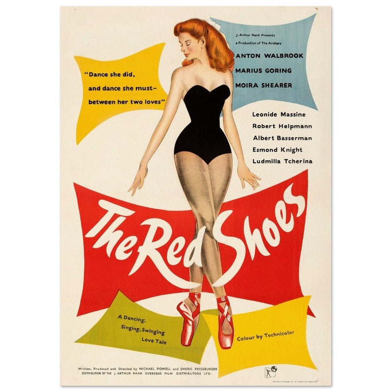 The Red Shoes movie poster.