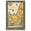 The Picture Map of the Holy Land by Harold Haven Brown . Biblical Palestine vintage map.